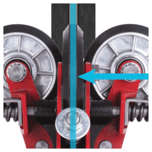 Model B rail alignment