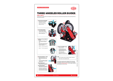 Three-Wheeled Roller Guide Installation Checklist